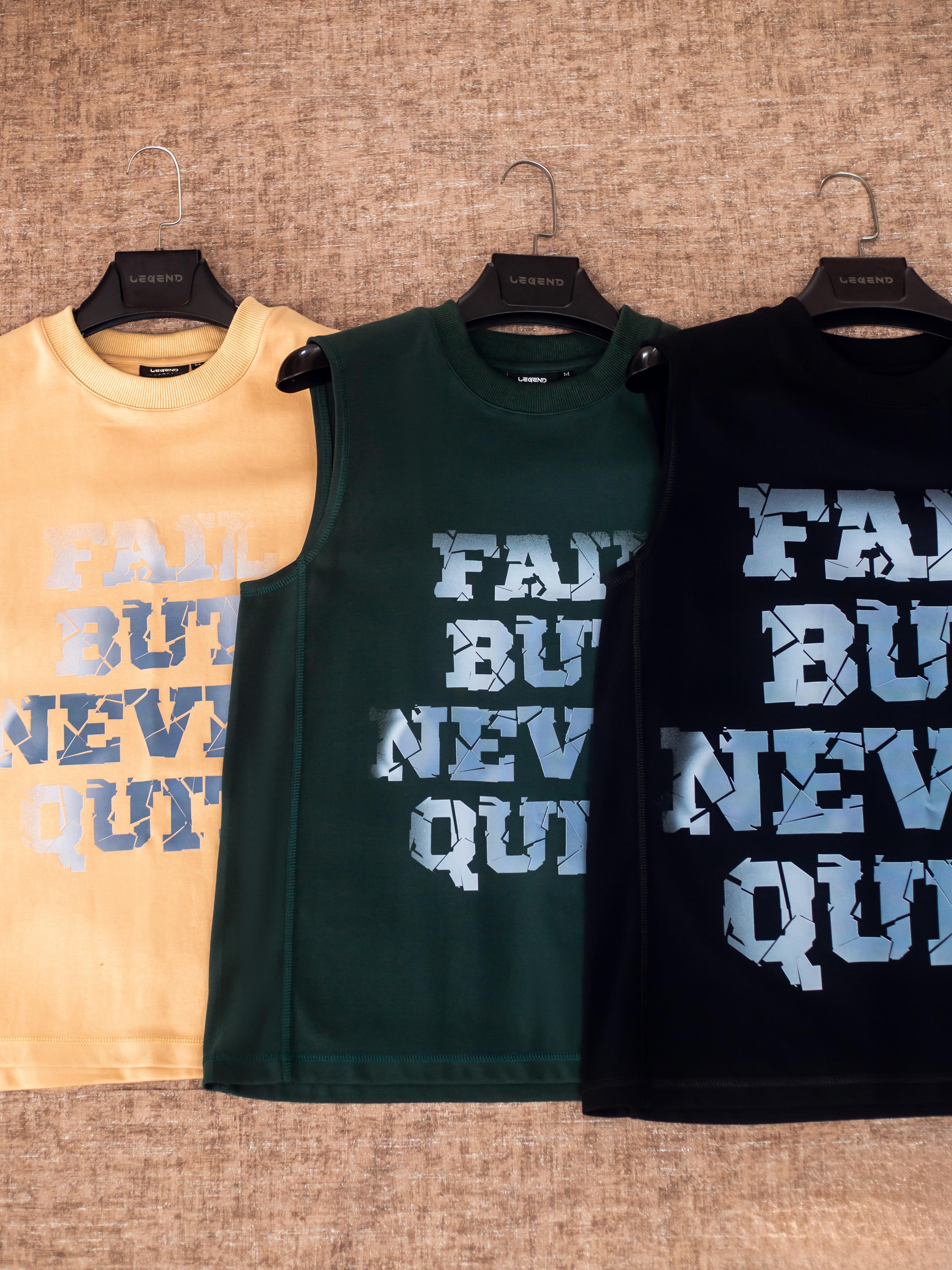 Never quit armless