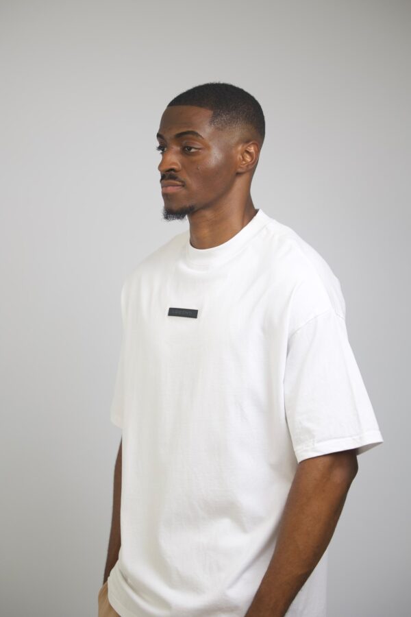 Legend rubber badge basic t-shirt (white)